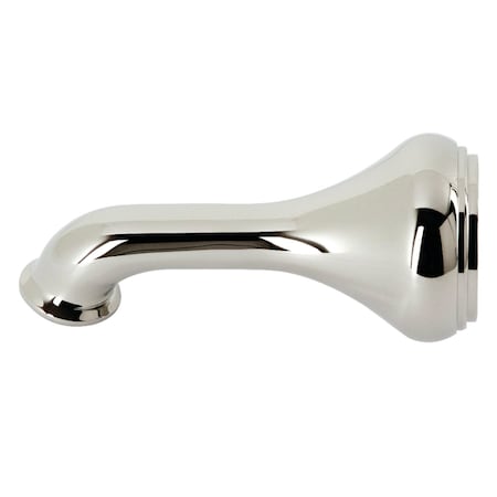 Kingston Brass 5" Tub Spout, Polished Nickel K184C6